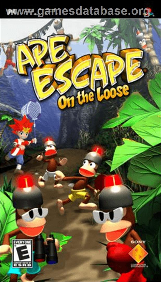 Ape Escape: On the Loose - Sony PSP - Artwork - Box