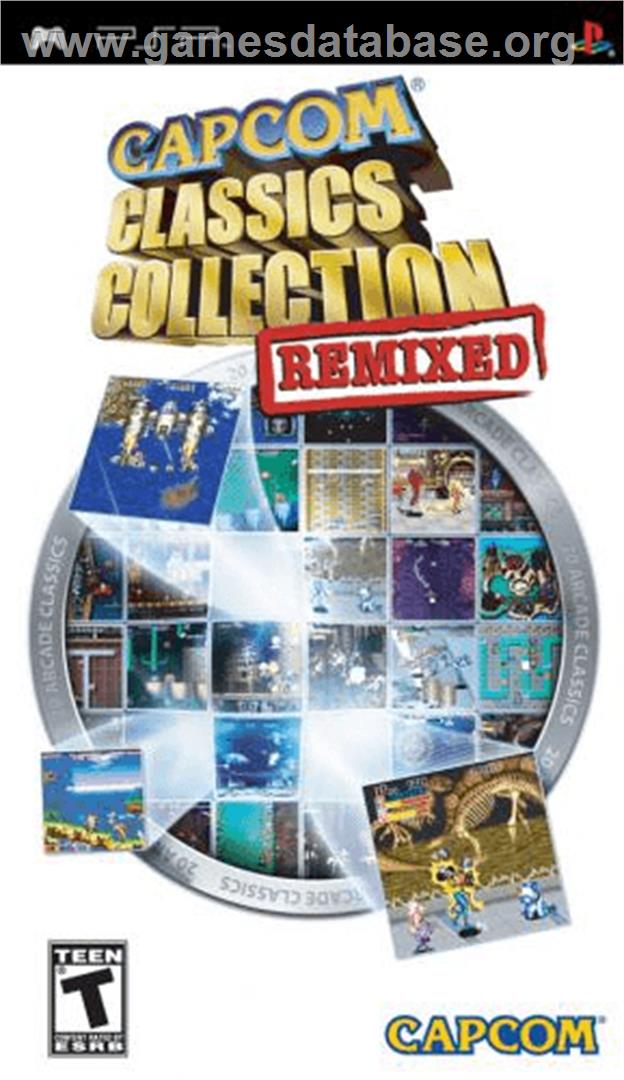 Capcom Classics Collection Remixed - Sony PSP - Artwork - Box