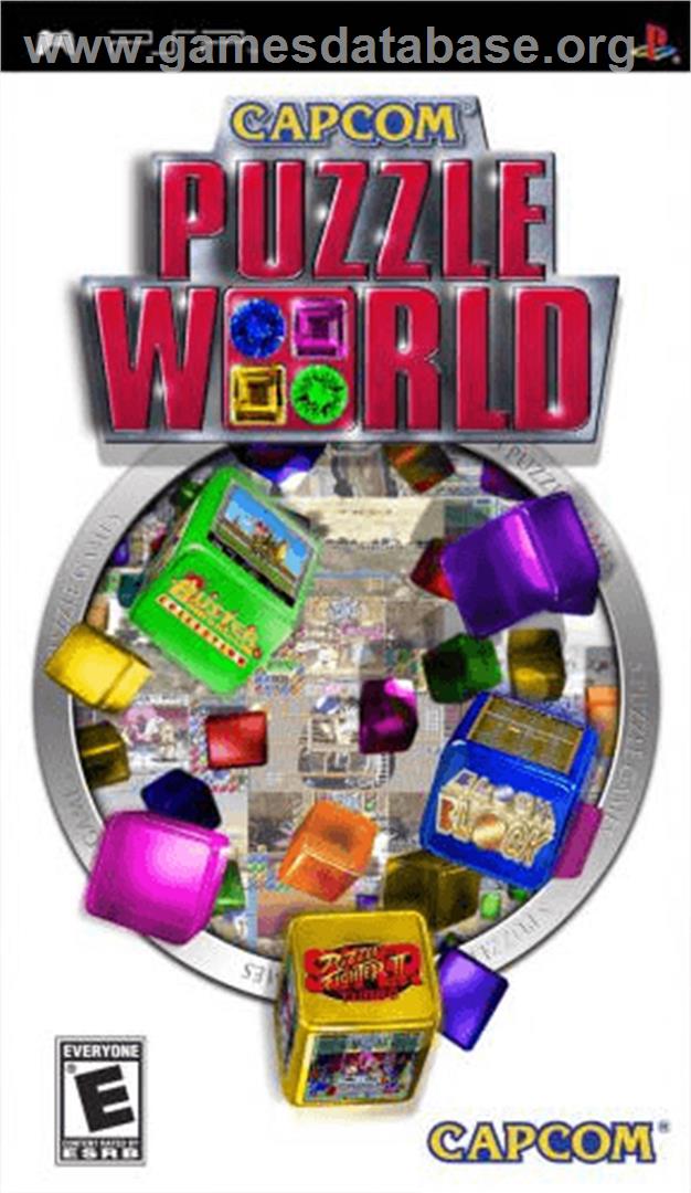 Capcom Puzzle World - Sony PSP - Artwork - Box