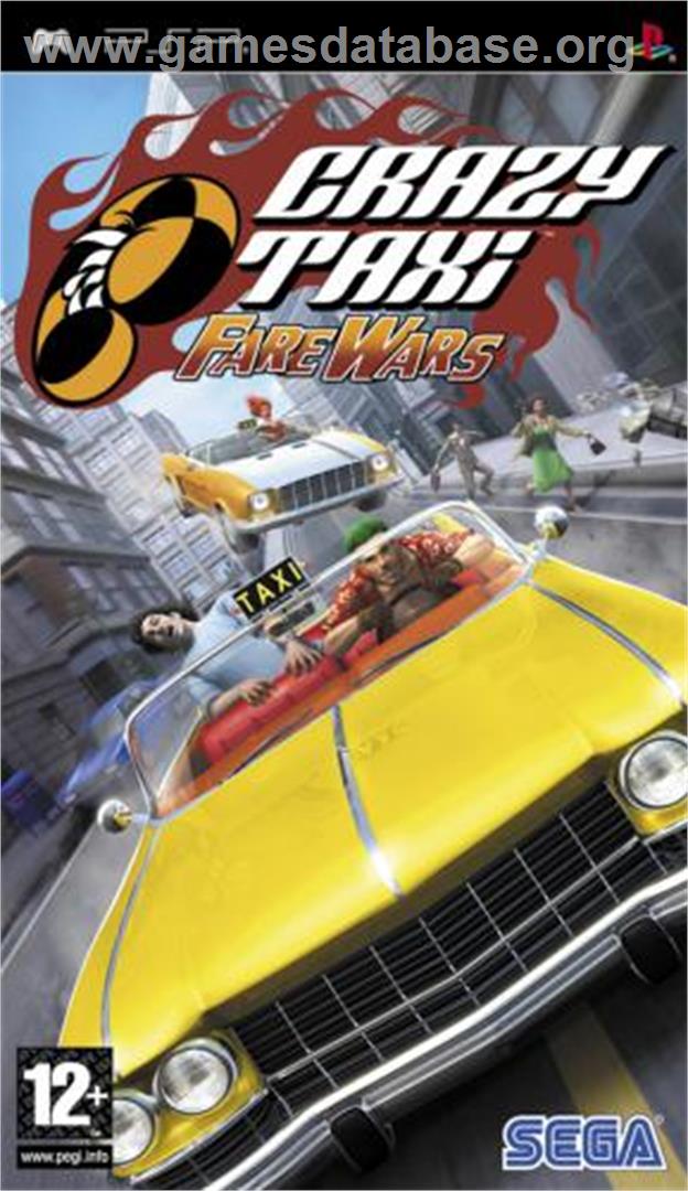 Crazy Taxi: Fare Wars - Sony PSP - Artwork - Box