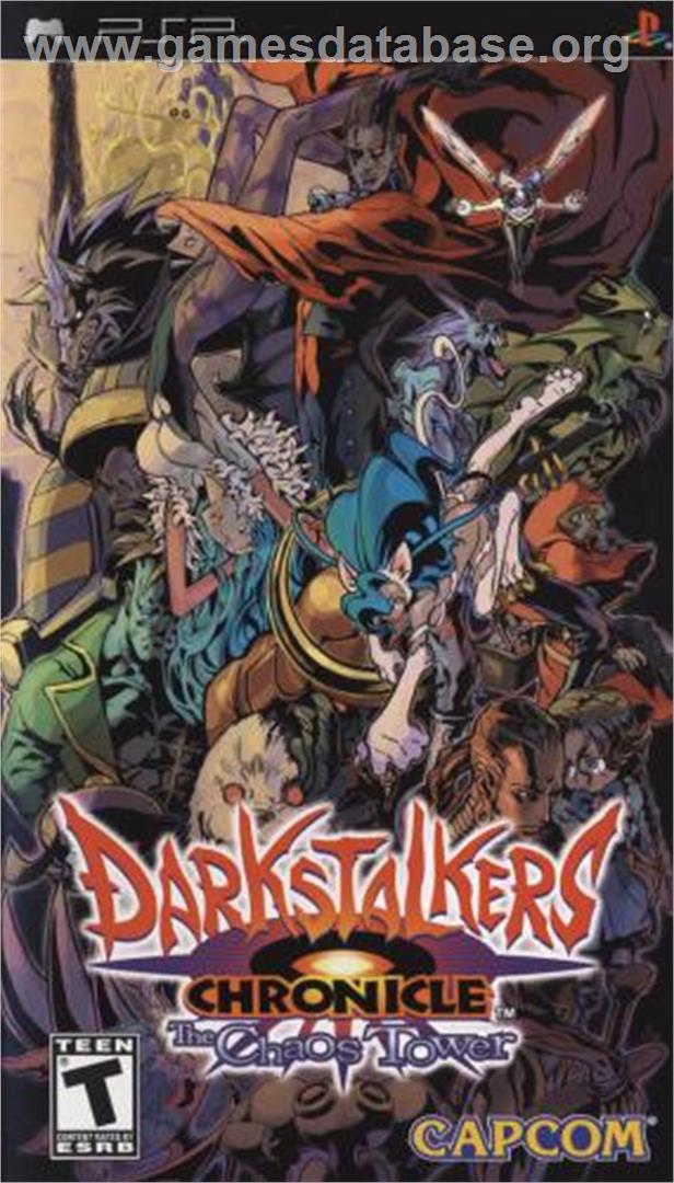 Darkstalkers Chronicle: The Chaos Tower - Sony PSP - Artwork - Box