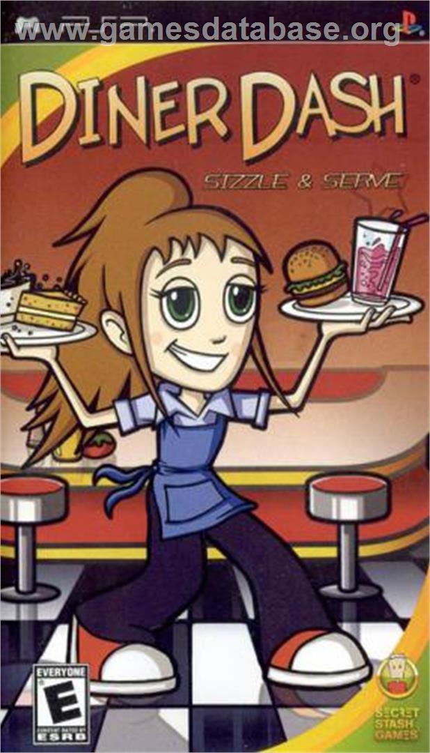 Diner Dash: Sizzle & Serve - Sony PSP - Artwork - Box