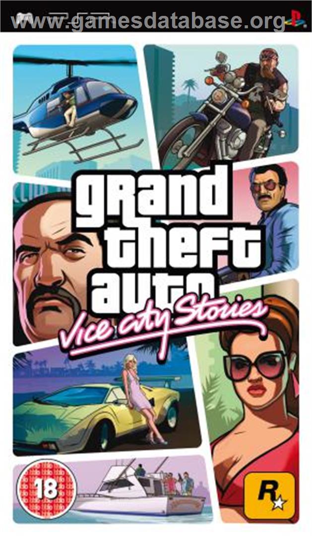 Grand Theft Auto: Vice City Stories - Sony PSP - Artwork - Box