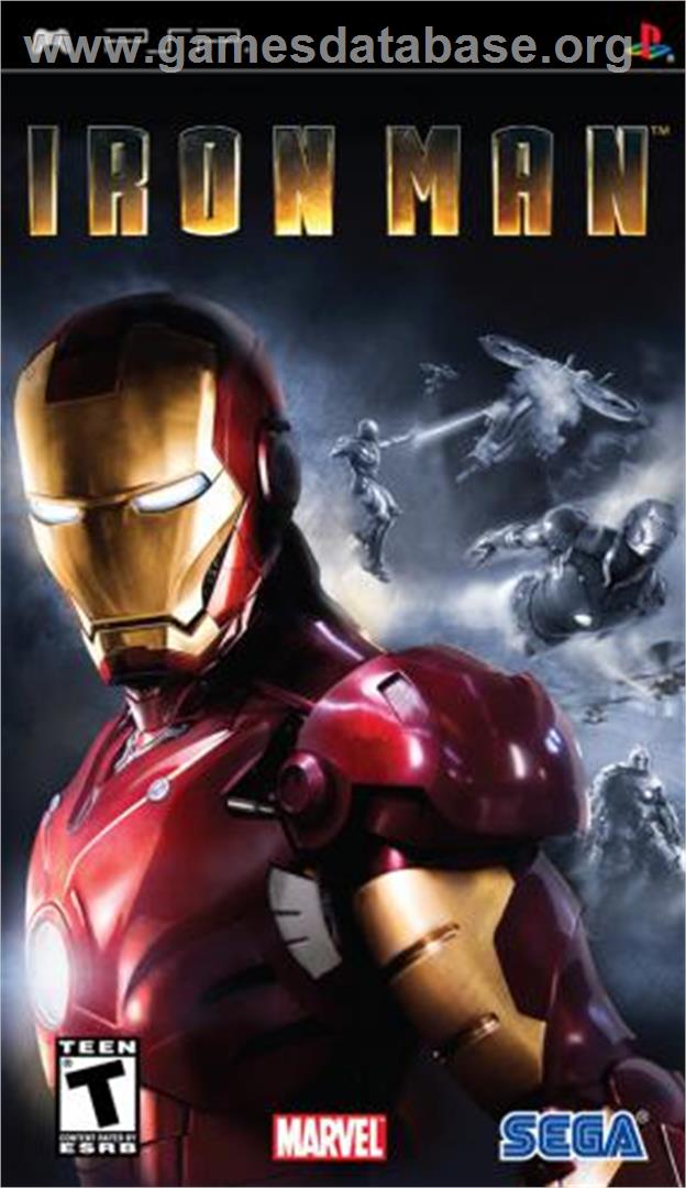 Iron Man - Sony PSP - Artwork - Box