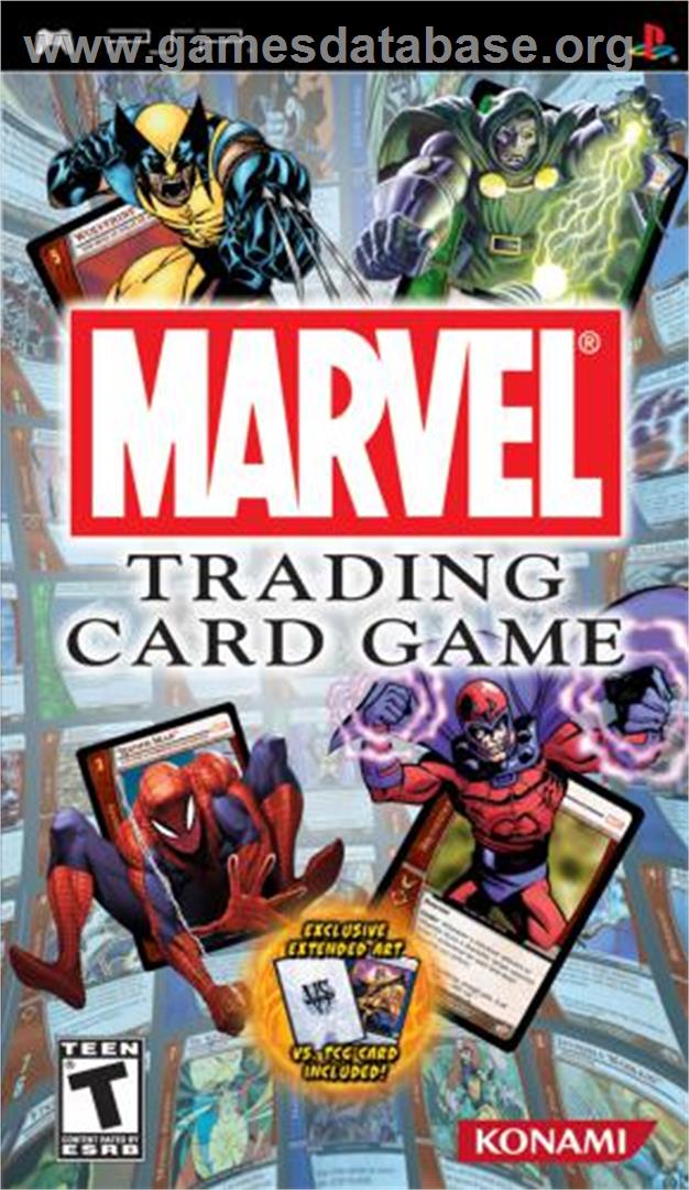 Marvel Trading Card Game - Sony PSP - Artwork - Box
