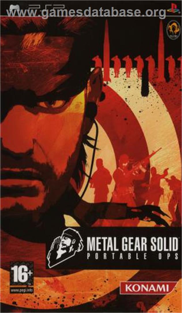 Metal Gear Solid: Portable Ops - Sony PSP - Artwork - Box