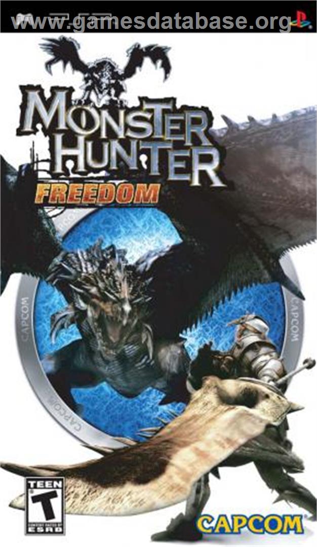 Monster Hunter Freedom - Sony PSP - Artwork - Box