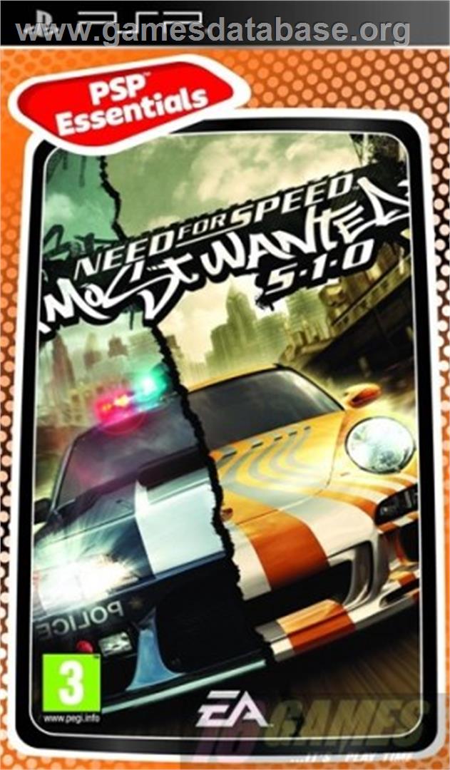 Need for Speed: Most Wanted 5-1-0 - Sony PSP - Artwork - Box