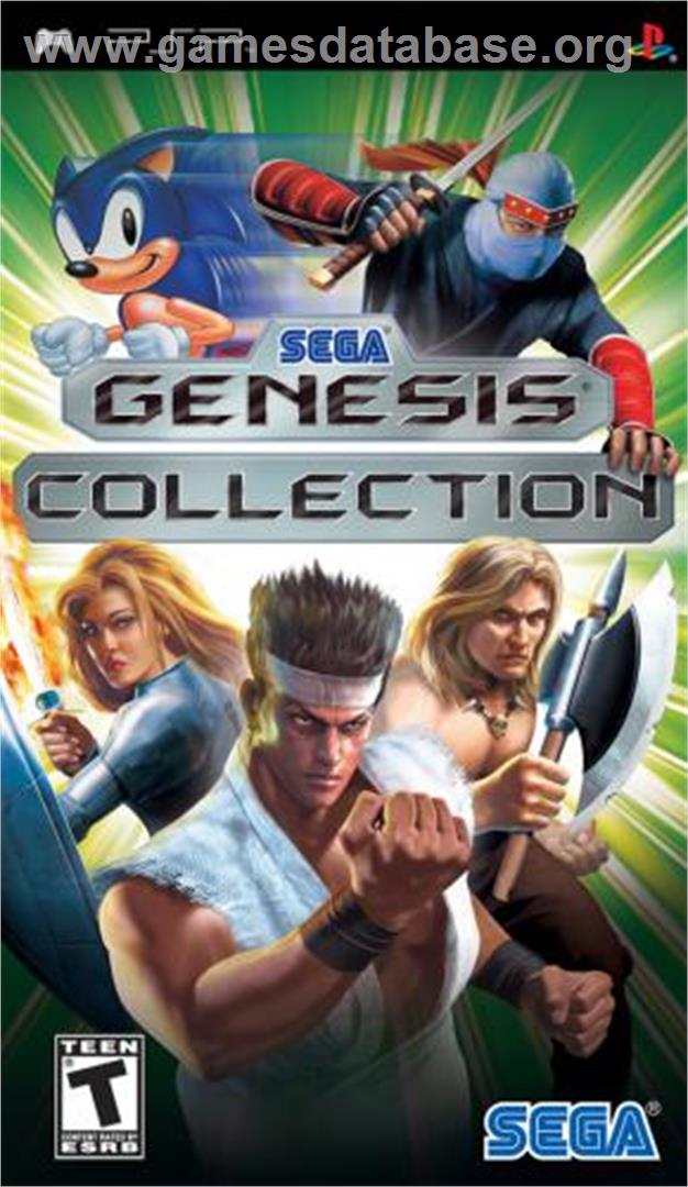 SEGA Genesis Collection - Sony PSP - Artwork - Box