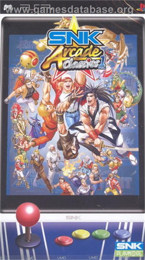 SNK Arcade Classics Vol. 1 - Sony PSP - Artwork - Box