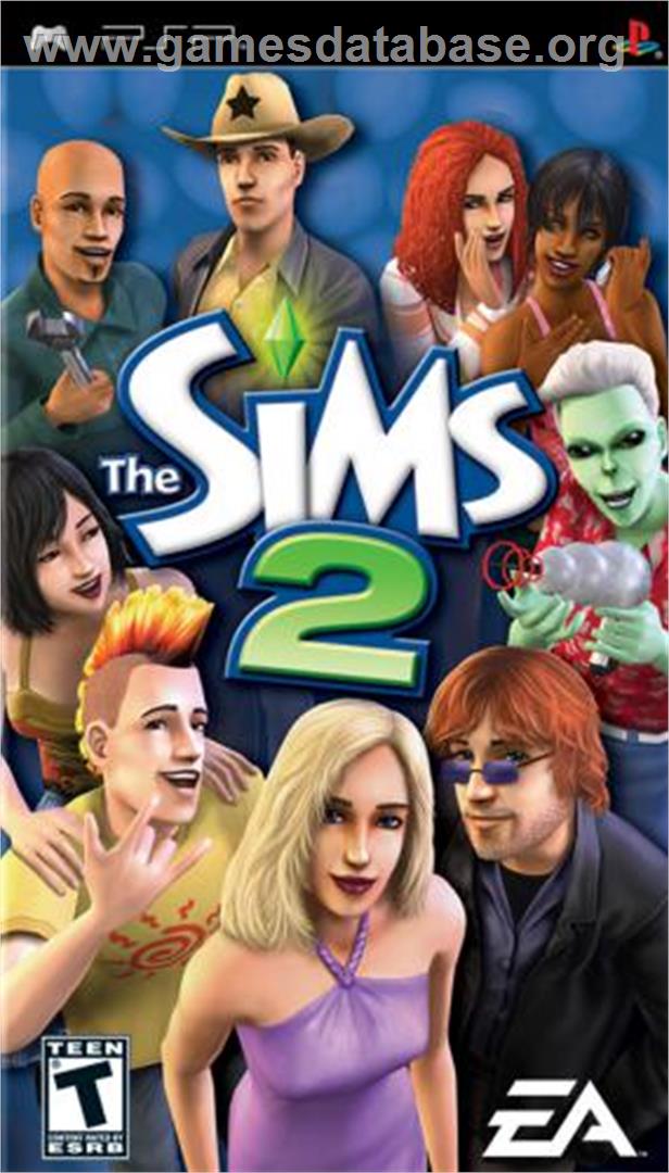 Sims 2 - Sony PSP - Artwork - Box