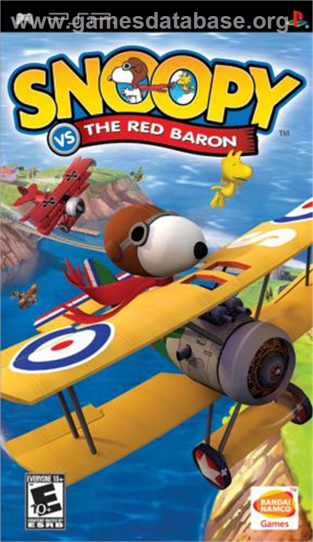 Snoopy vs. the Red Baron - Sony PSP - Artwork - Box