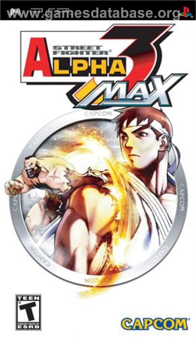 Street Fighter Alpha 3 MAX - Sony PSP - Artwork - Box