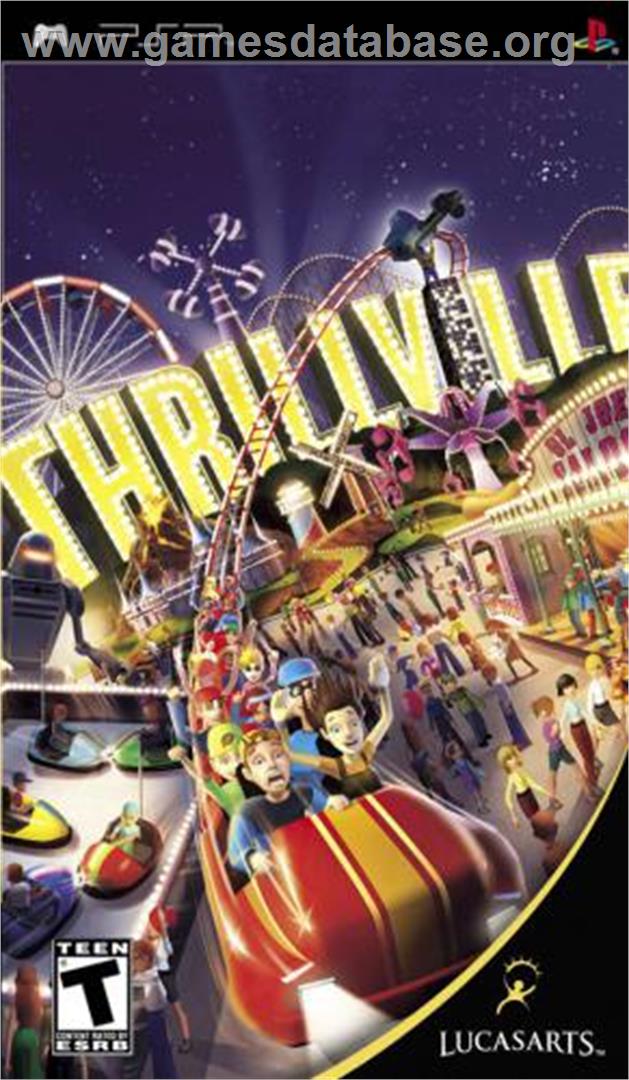 Thrillville: Off the Rails - Sony PSP - Artwork - Box