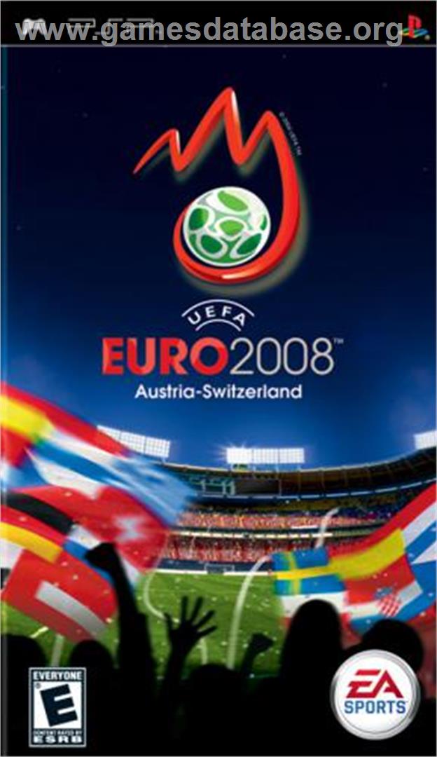 UEFA Euro 2008 - Sony PSP - Artwork - Box