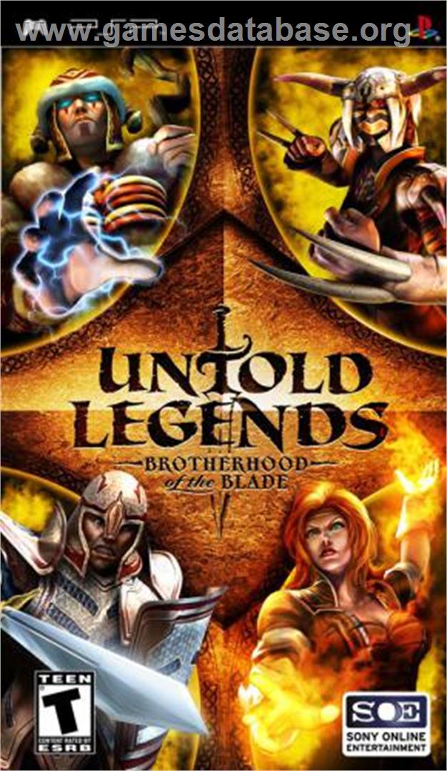 Untold Legends: Brotherhood of the Blade - Sony PSP - Artwork - Box