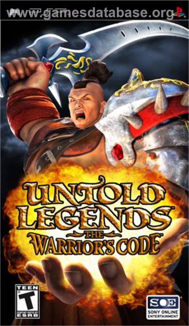 Untold Legends: The Warrior's Code - Sony PSP - Artwork - Box