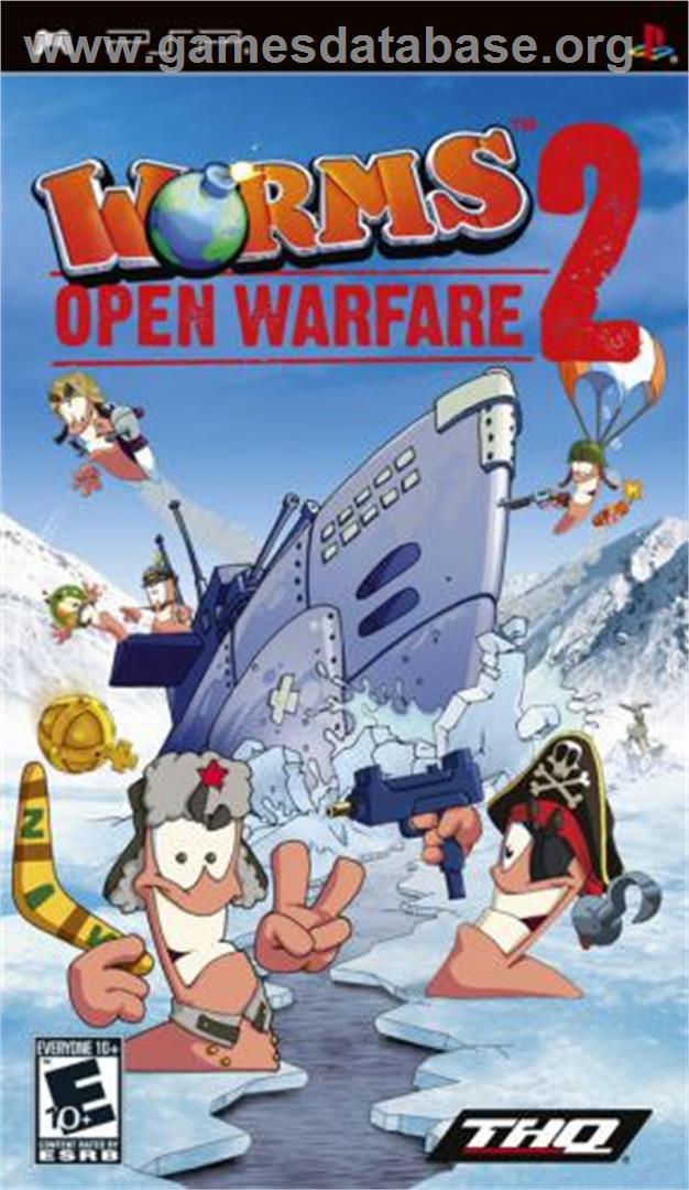 Worms: Open Warfare - Sony PSP - Artwork - Box