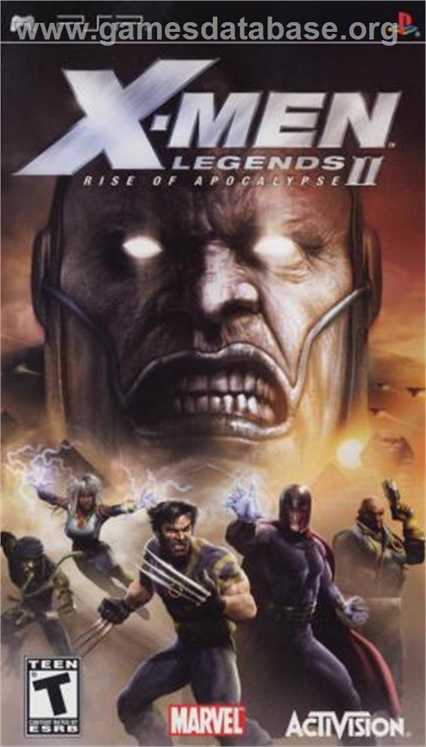 X-Men: Legends II - Rise of Apocalypse - Sony PSP - Artwork - Box