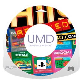 Artwork on the Disc for Activision Hits Remixed on the Sony PSP.
