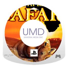 Artwork on the Disc for Cabela's African Safari on the Sony PSP.