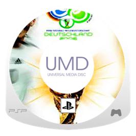 Artwork on the Disc for FIFA World Cup: Germany 2006 on the Sony PSP.
