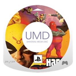 Artwork on the Disc for Harvey Birdman: Attorney at Law on the Sony PSP.