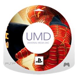 Artwork on the Disc for Spider-Man 2 on the Sony PSP.