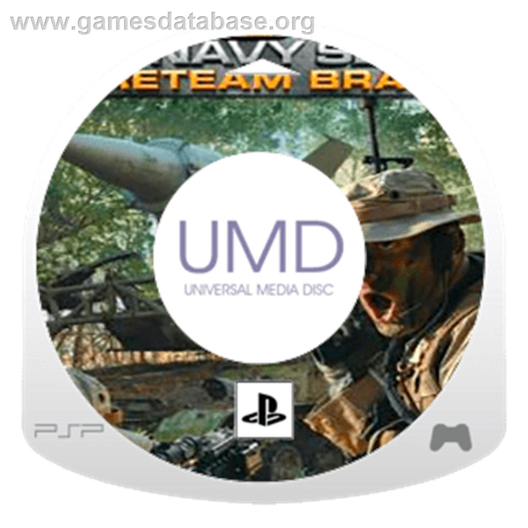 SOCOM: U.S. Navy SEALs - Fireteam Bravo - Sony PSP - Artwork - Disc