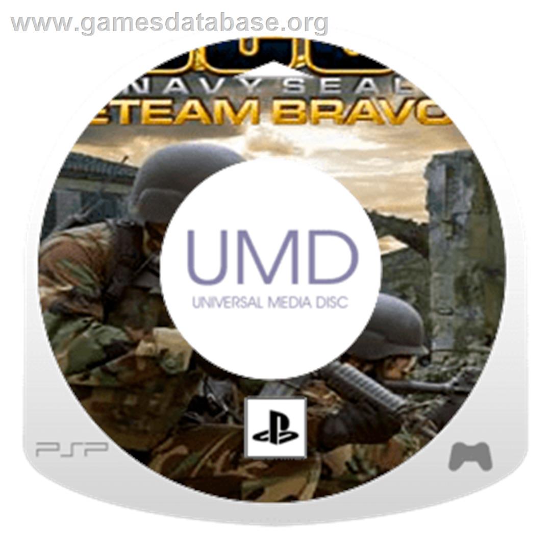 SOCOM: U.S. Navy SEALs - Fireteam Bravo 2 - Sony PSP - Artwork - Disc