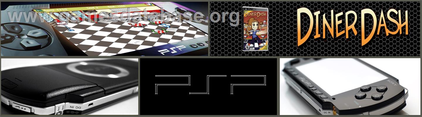 Diner Dash: Sizzle & Serve - Sony PSP - Artwork - Marquee