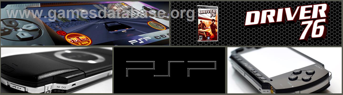 Driver '76 - Sony PSP - Artwork - Marquee