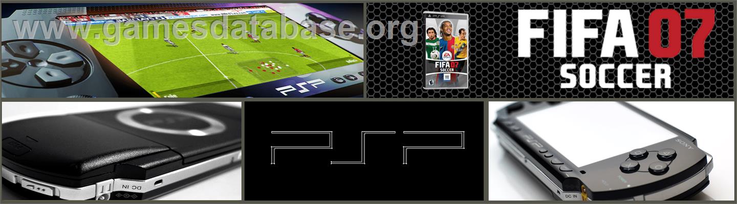 FIFA 7 - Sony PSP - Artwork - Marquee