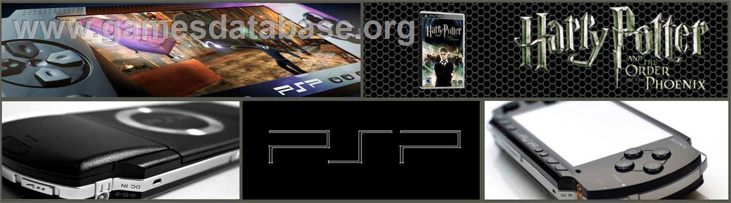 Harry Potter and the Order of the Phoenix - Sony PSP - Artwork - Marquee