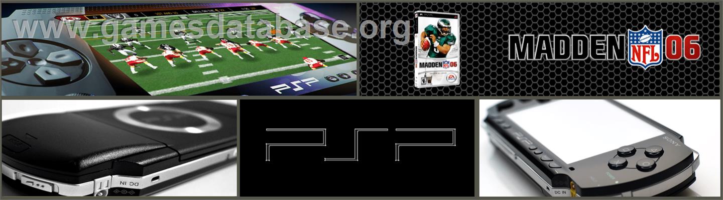 Madden NFL 6 - Sony PSP - Artwork - Marquee