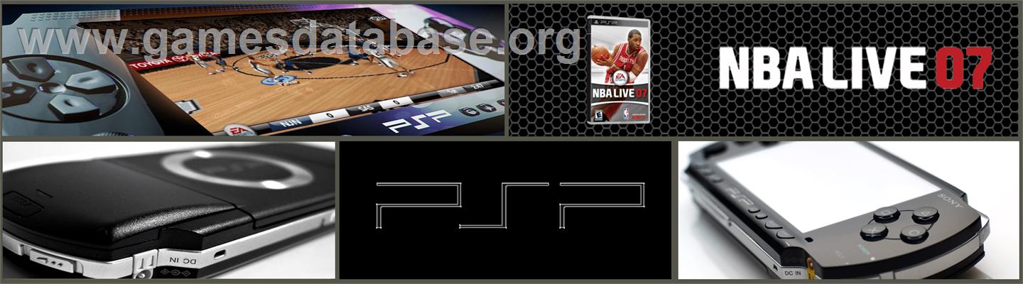 NBA Live 7 - Sony PSP - Artwork - Marquee