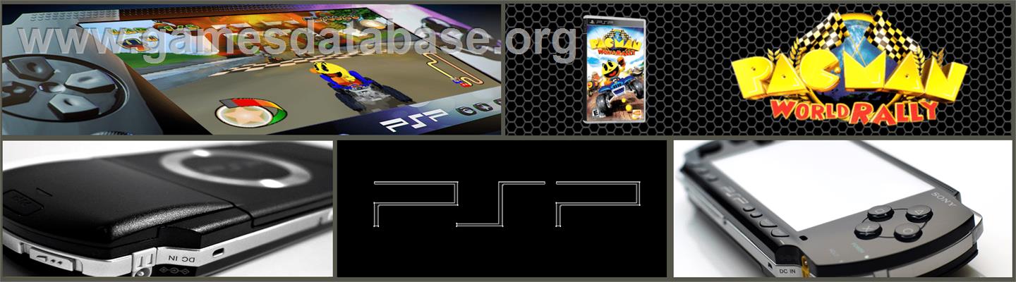Pac-Man World Rally - Sony PSP - Artwork - Marquee