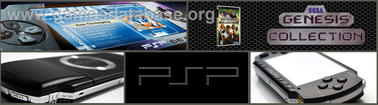 SEGA Genesis Collection - Sony PSP - Artwork - Marquee