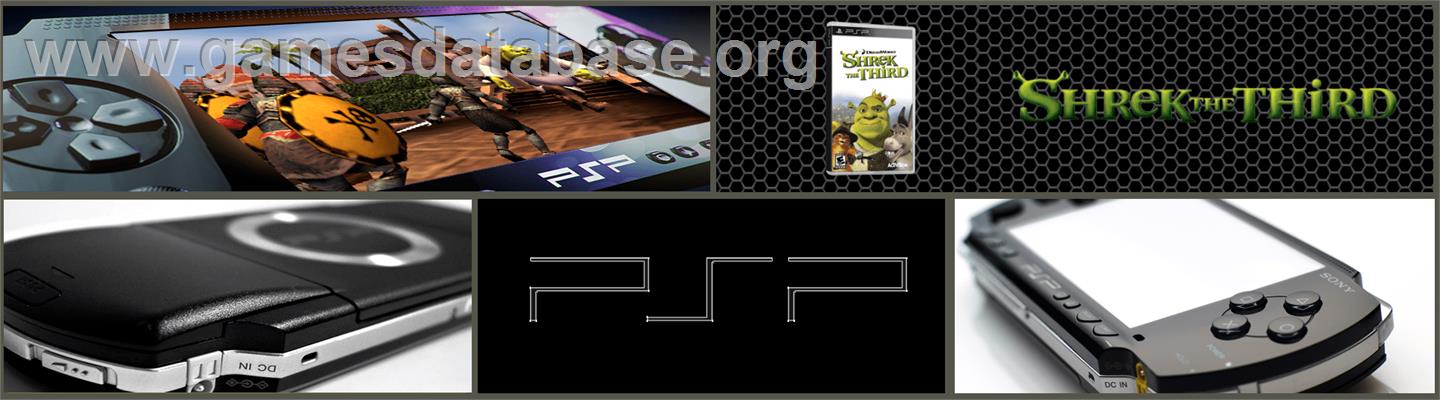 Shrek the Third - Sony PSP - Artwork - Marquee