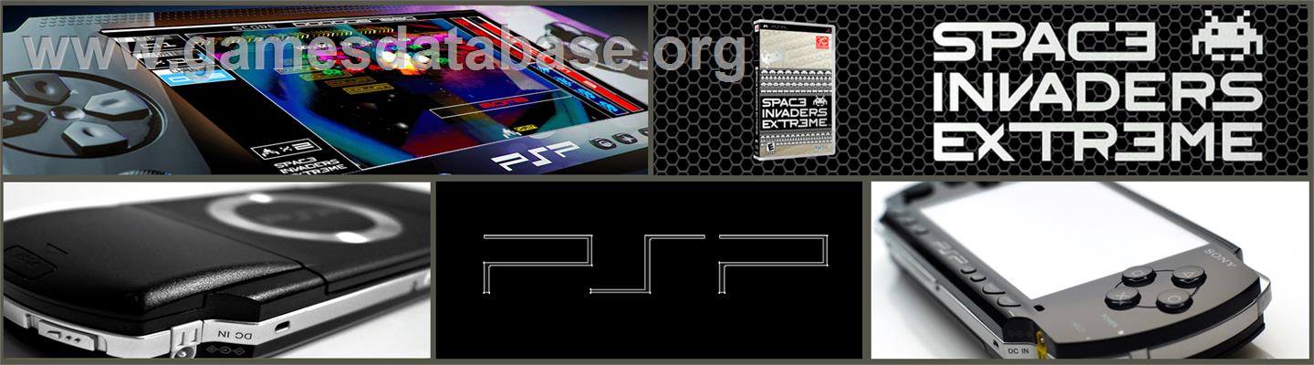Space Invaders Extreme - Sony PSP - Artwork - Marquee