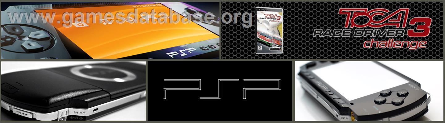 TOCA Race Driver 3 Challenge - Sony PSP - Artwork - Marquee