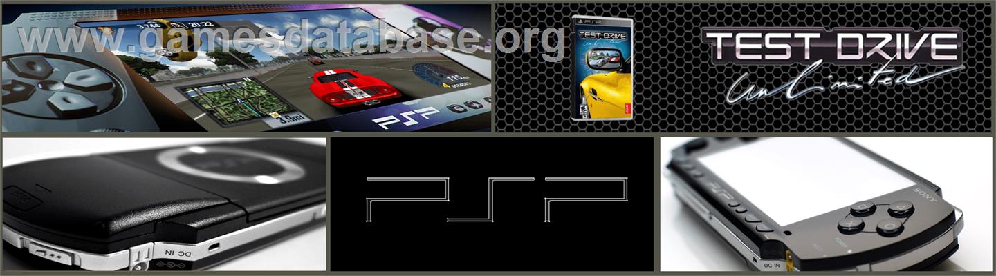 Test Drive Unlimited - Sony PSP - Artwork - Marquee
