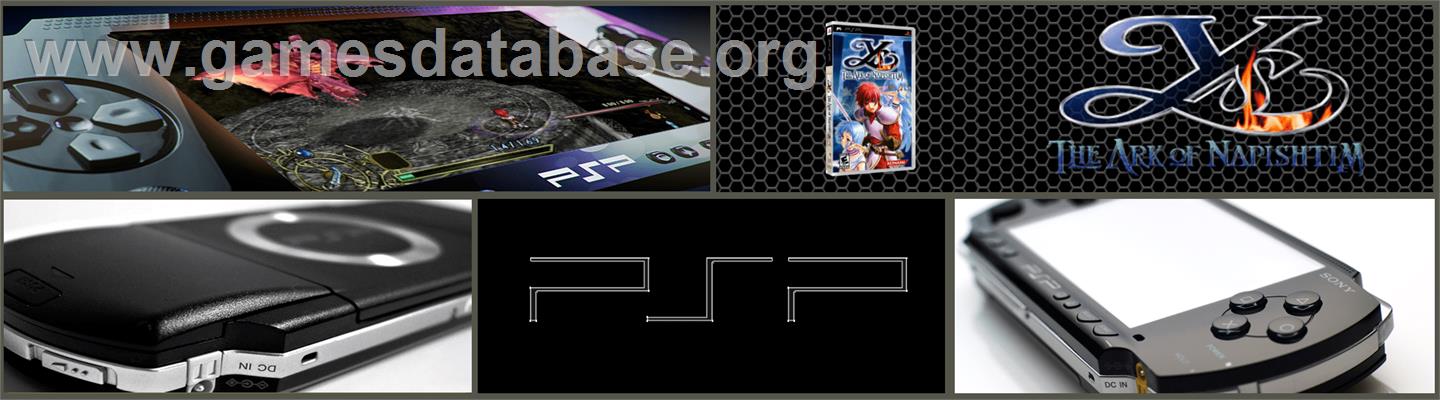 Ys VI: The Ark of Napishtim - Sony PSP - Artwork - Marquee