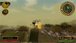 In game image of Cabela's African Safari on the Sony PSP.