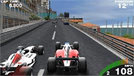 In game image of F-1 Grand Prix on the Sony PSP.