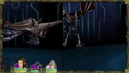 In game image of Monster Kingdom: Jewel Summoner on the Sony PSP.