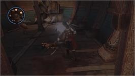 In game image of Prince of Persia: The Two Thrones on the Sony PSP.