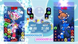 In game image of Puyo Pop Fever on the Sony PSP.