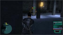 In game image of Syphon Filter: Dark Mirror on the Sony PSP.