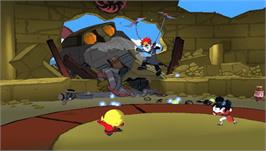In game image of Xiaolin Showdown on the Sony PSP.